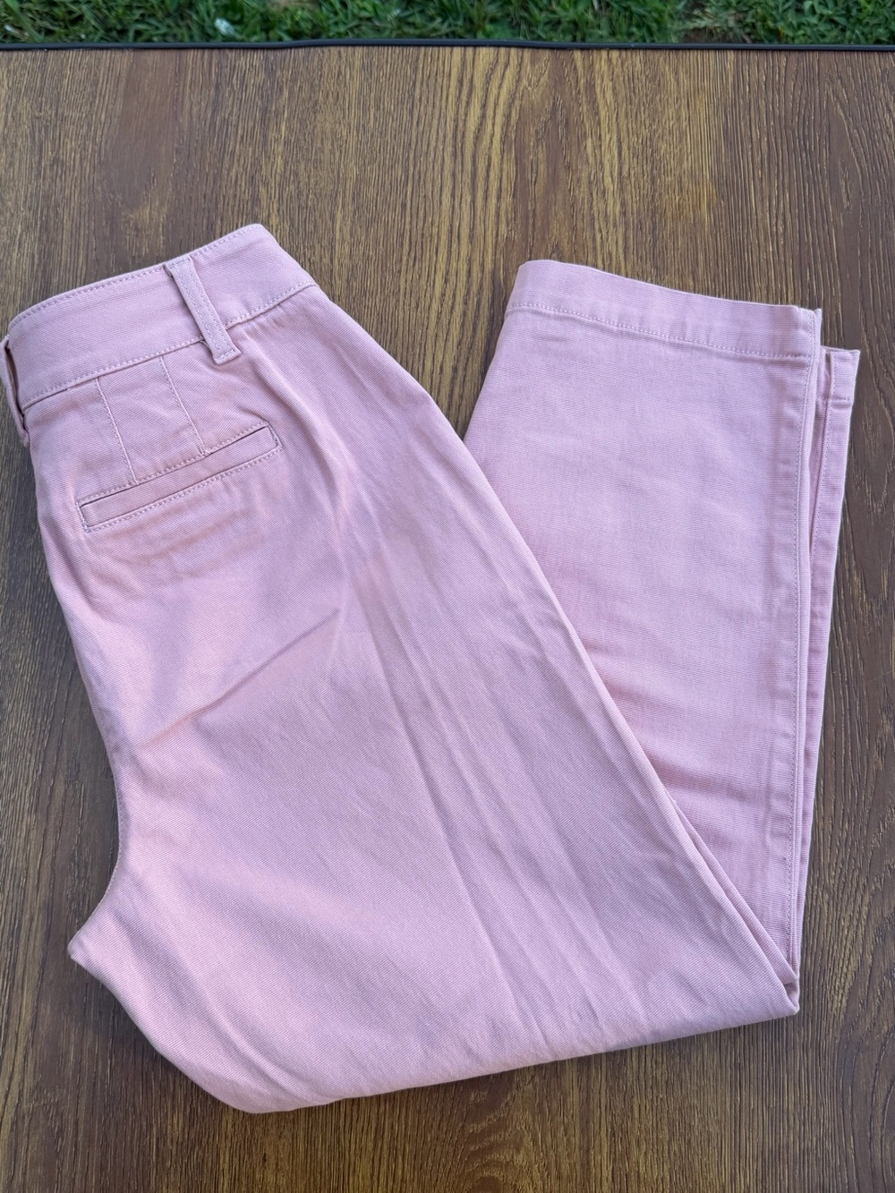 Talbots Petite Pink Ankle Pants Women 6P NWT Cotton Tencel Stretch Crop - Picture 9 of 13